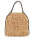 Mini Falabella Crochet, &pound;350, Handbags, Beige, Raffia, Back view